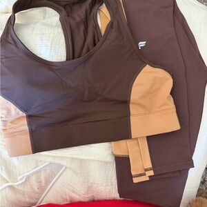 Fabletics sports bra and leggings set